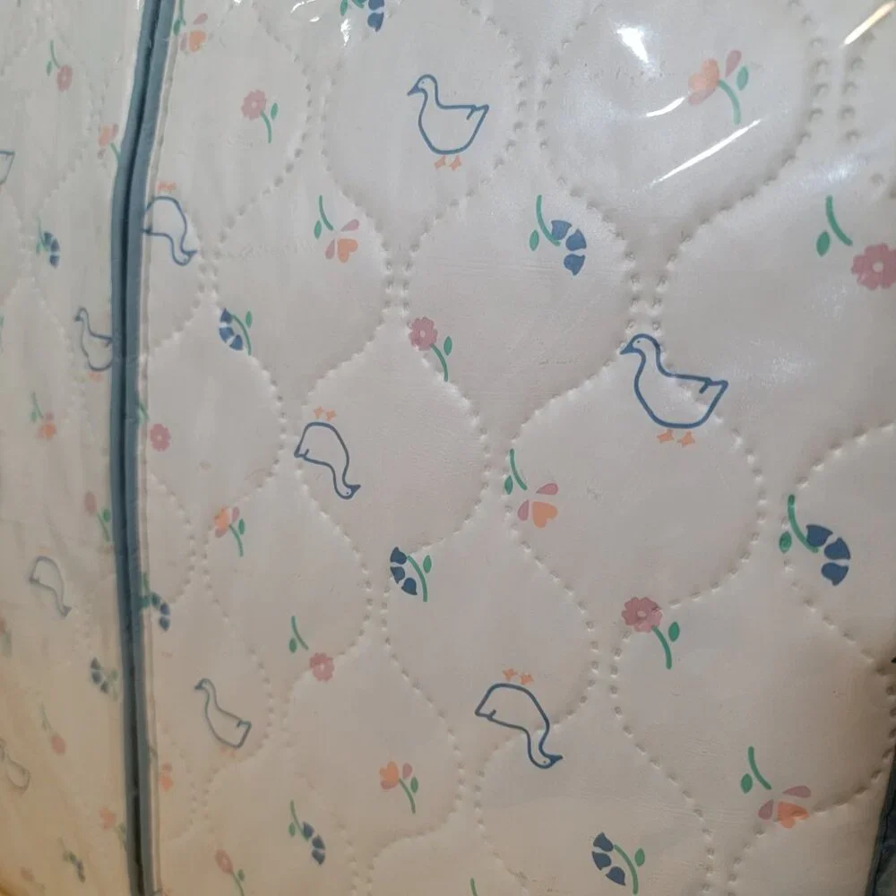 Deadstock Blue Belle Country Farm Goose Dress Suit Bag CorrPack 1987 15x20x42